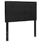 Flash Furniture Bedford Headboard, Twin Size, Black Fabric HG-HB1704-T-BK-GG - alternate 4